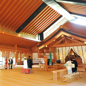 神楽殿 式場の様子 神楽殿 式場の様子