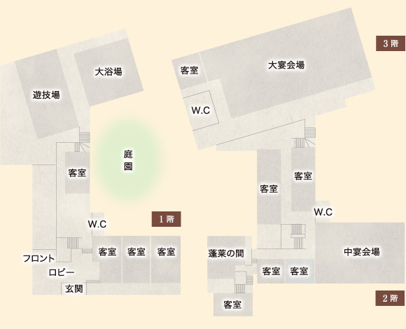 ますや館内マップ